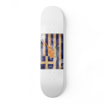 Greek Cyprus Flag Skate Board Decks