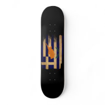 Greek Cyprus Flag Skate Board Deck