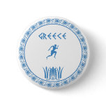 Greek dish pinback button