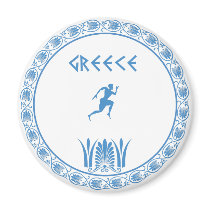 Greek dish refrigerator magnet
