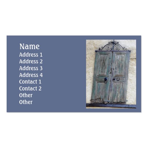 Greek Door Standard Business Card