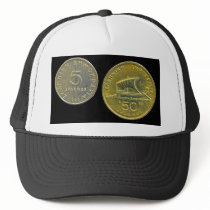 Greek Drachma Coins Mesh Hat