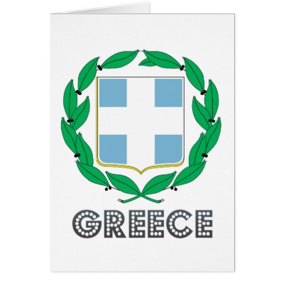 Greek Emblem Cards by FlagStore