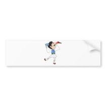 Greek Evzone dancing with Flag Bumper Stickers