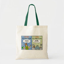 Greek Festival Pentozali Funny FolkDancing Cartoon Tote Bags