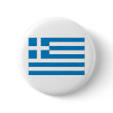 Greek Flag buttons by worldflagtshirts Greek Flag buttons
