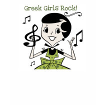 Greek Girls Rock t-shirts