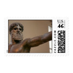 Greek god Zeus, bronze statue Stamps