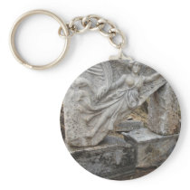Greek Goddess Nike at Ephesus, Turkey Keychains
