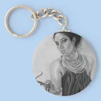 Greek goddess snake Keychain keychains