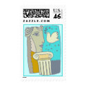 Greek & Grecian Architecture Dove Postage Stamp stamp