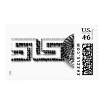 Greek Key Design postage