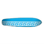 Greek Key Pattern Skateboard Oldschool