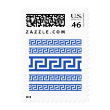 GREEK KEY POSTAGE STAMP