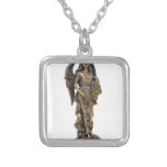 GREEK LADY FORTUNA STATUE PERSONALIZED NECKLACE