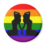 Greek Lesbian Pride magnets