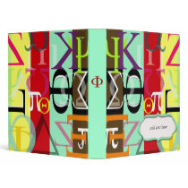 Greek life binder.. customize spine w/ ur sorority by Greekgears Greek life binder.. customize spine w/ ur sorority