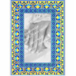 Greek Mosaic Photo Frame Sculpture Acrylic Cut Out