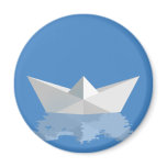 Greek PAPER BOAT Refrigerator Magnets