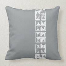 Greek Pattern custom throw pillow