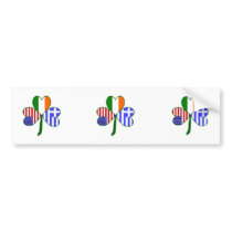 Greek Shamrock Bumper Stickers