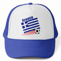 Greek Soccer Team Trucker Hats