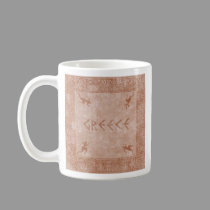 Greek square pattern mugs