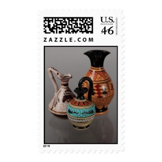 Greek Vases 3 Postage Stamps stamp