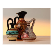 Greek Vases Postcard 1