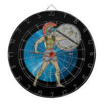 Greek Warrior Dartboard