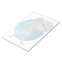 Greek Warrior Notepad (2) sizes