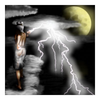 GreekGods-Zeus Print by ScottWorld