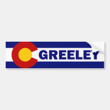 Greeley, Colorado Bumper Sticker