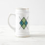 Green-03 Blue & Lime Green Mugs