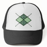 Green-06 Argyle Trucker Hat