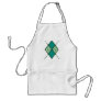 Green-07 Argyle Pattern Apron