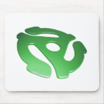 Green 3D 45 RPM Adapter Mouse Mats