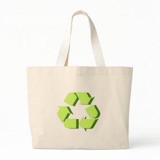 Green 3D Recycle bag