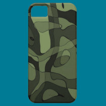 Green Abstract art case for iPhone casemate cases
