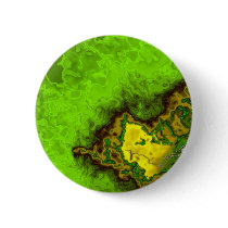 Green Abstract Blob Pinback Buttons