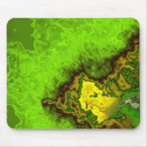 Green Abstract Blob Mousepads