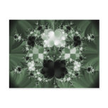 Green abstract composition #12 post cards