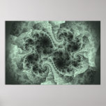 Green abstract composition #8 posters