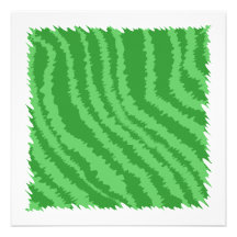 Green Abstract Design. Custom Invites