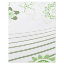 green abstract flowers flyers by dooni_notebooks green abstract flowers flyers