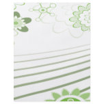 green abstract flowers flyers