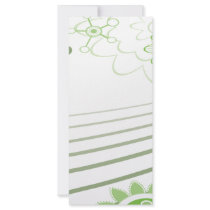 abstract, flowers, green, neutral, spring, summer, vector, pretty, nature, flora, floral, dooni designs, classy, modern, soft, butterfly, Rack Card with custom graphic design