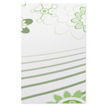 green abstract flowers stationery by dooni_notebooks green abstract flowers stationery