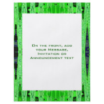 green abstract flyers by DonnaGraysonAbstract green abstract flyers