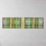 Green Abstract Modern Art Poster Print